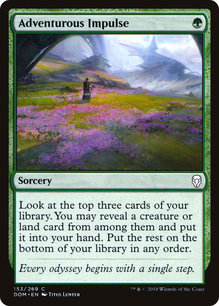 Adventurous Impulse (153) Foil - Dominaria