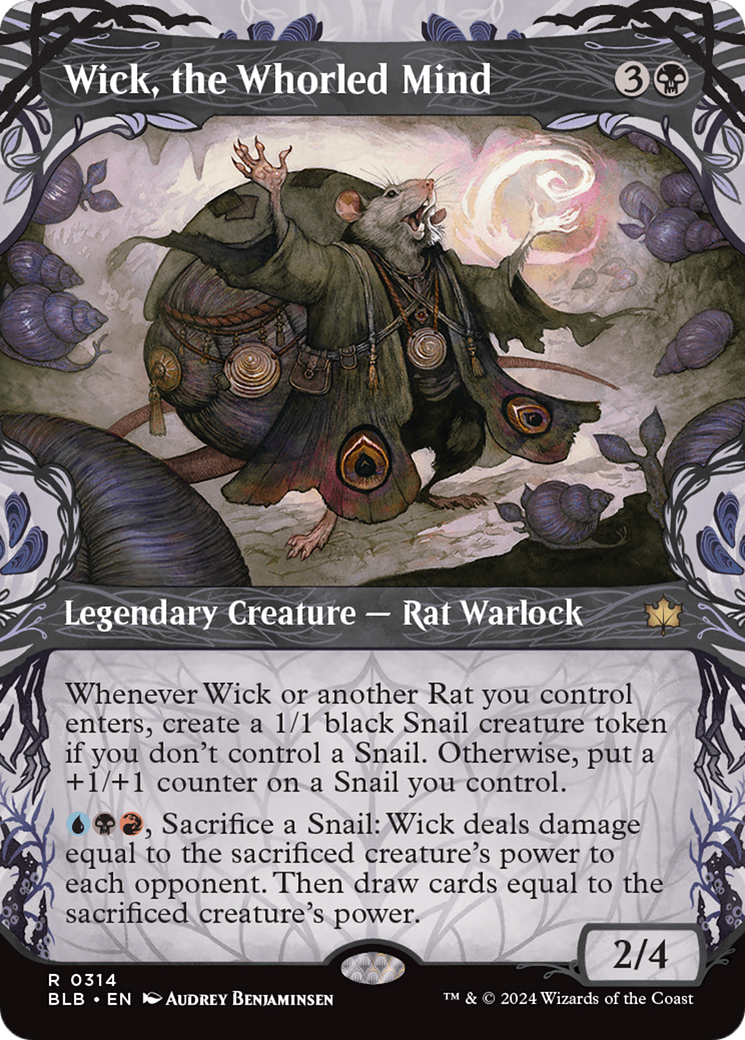 Wick, the Whorled Mind (Showcase) (314) Foil - Bloomburrow