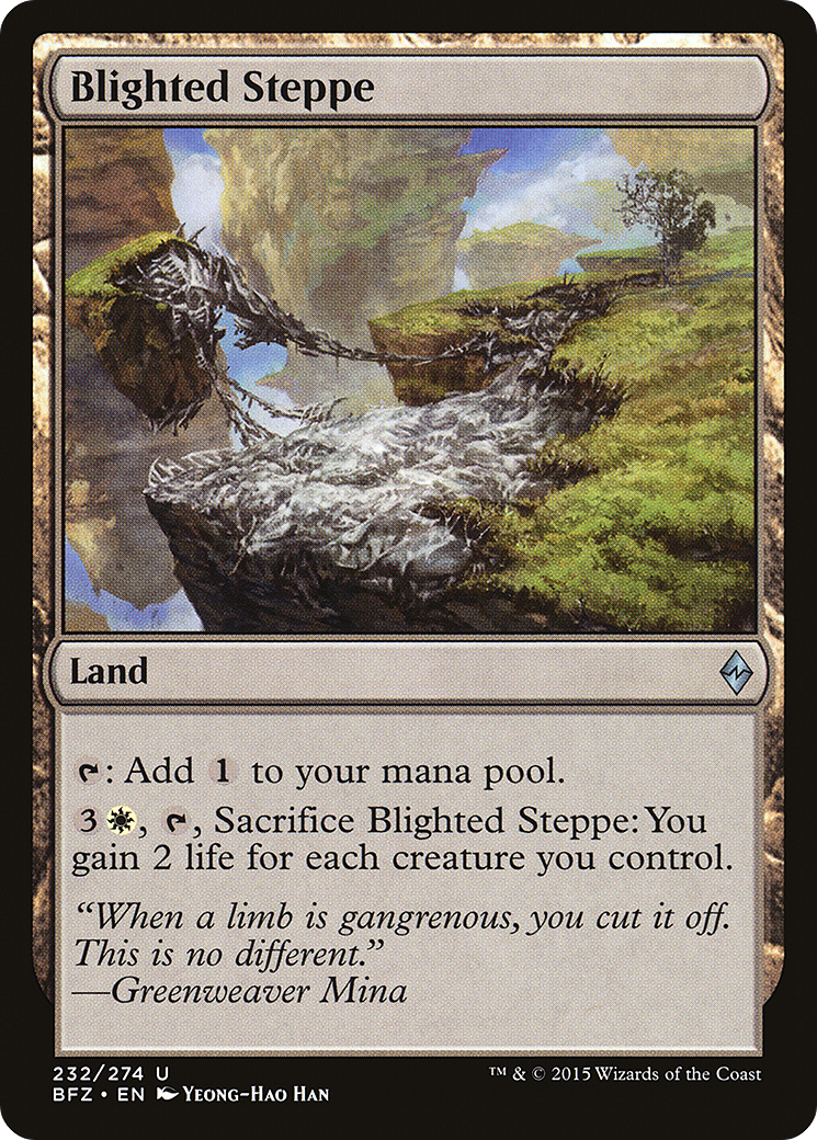 Blighted Steppe (232) - Battle for Zendikar