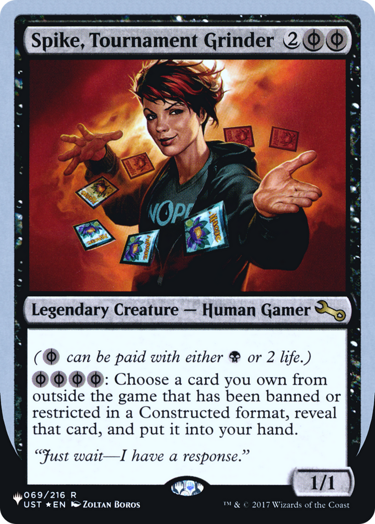 Spike, Tournament Grinder (024) Foil - The List (Unfinity Foil Edition)