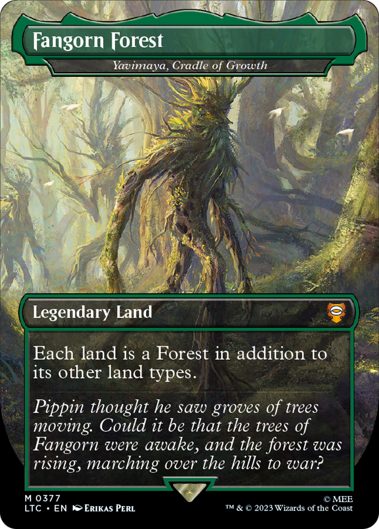 Fangorn Forest – Yavimaya, Cradle of Growth (377) Foil - Tales of Middle-earth Commander