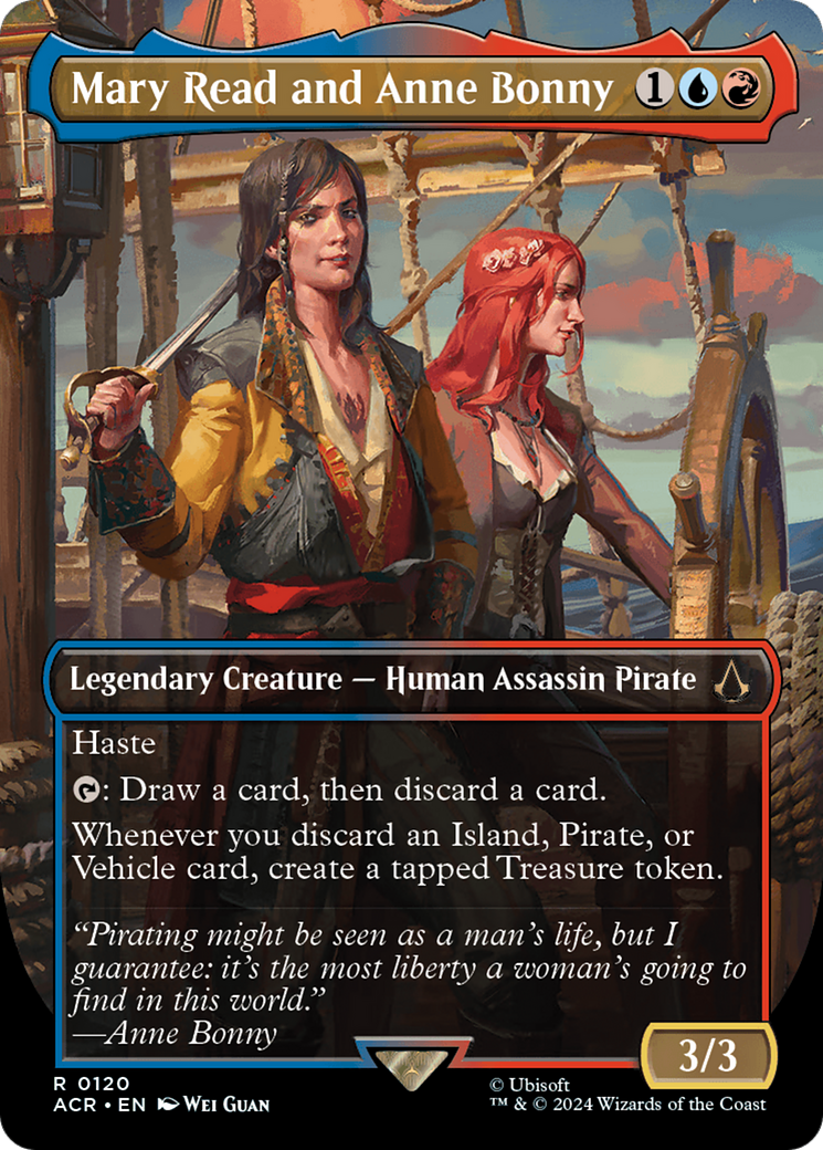 Mary Read and Anne Bonny (Borderless) (120) Foil - Assassin's Creed