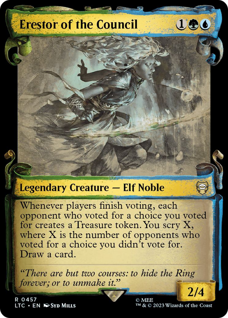 Erestor of the Council (Showcase) (457) - Tales of Middle-earth Commander