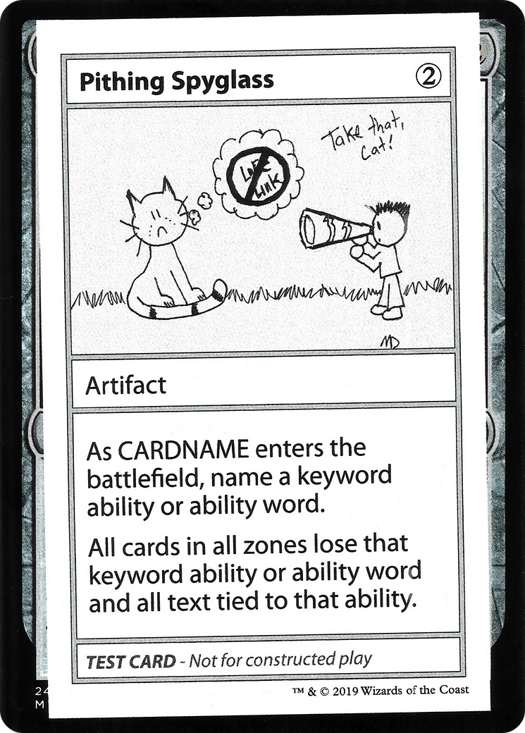 Pithing Spyglass (No PW Symbol) - Mystery Booster Playtest Cards 2021