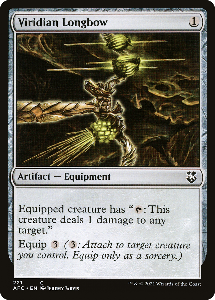 Viridian Longbow (221) - Forgotten Realms Commander