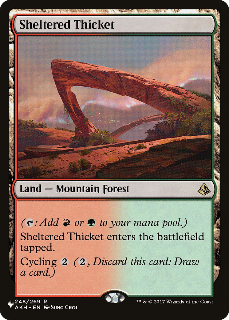 Sheltered Thicket (AKH-248) - The List