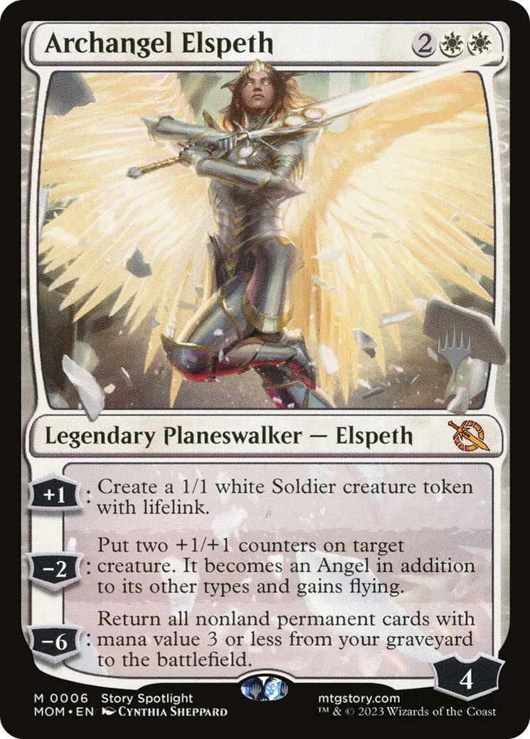 Archangel Elspeth (06p) - March of the Machine Promos