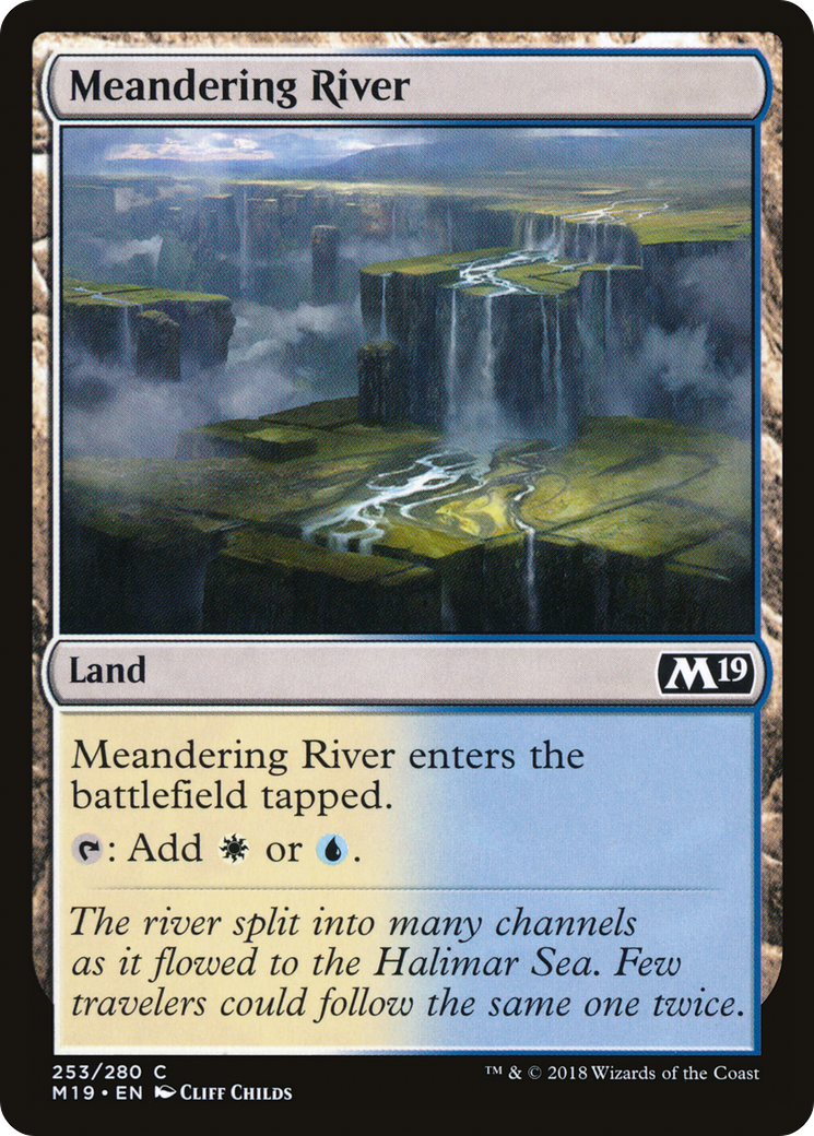 Meandering River (253) Foil - Core Set 2019