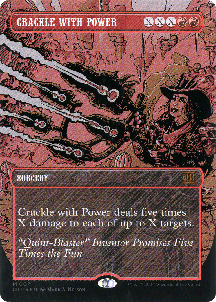 Crackle with Power (Textured Foil) (071) Foil - Breaking News