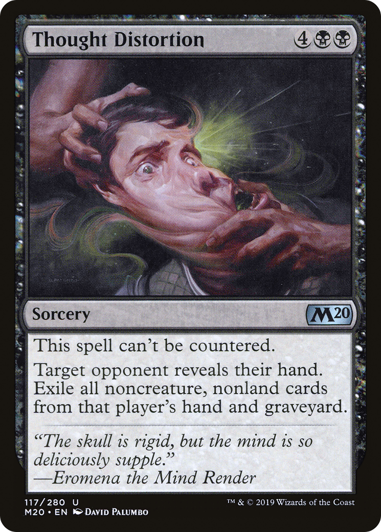 Thought Distortion (117) Foil - Core Set 2020