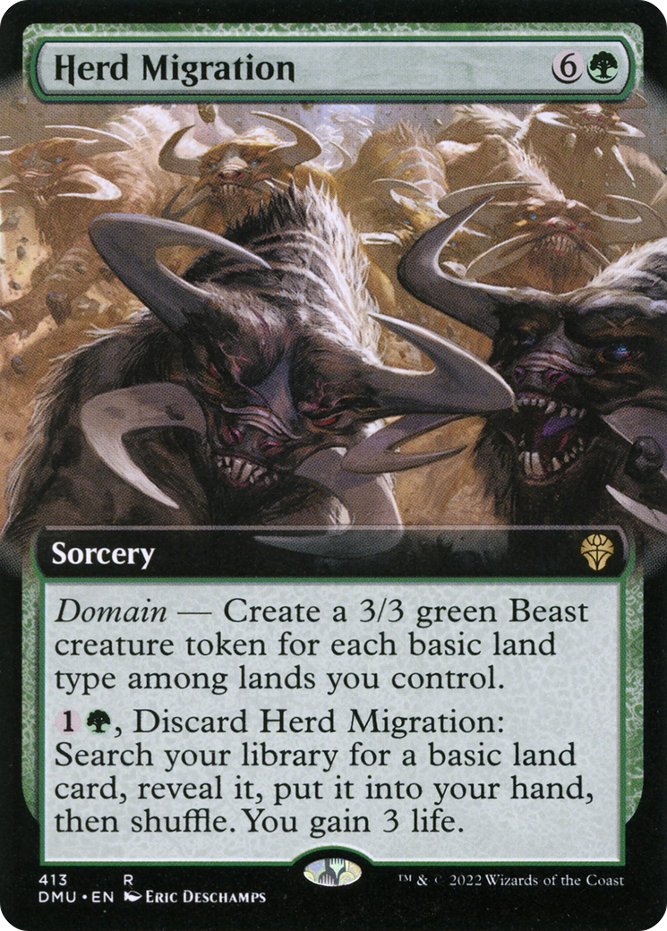 Herd Migration (Extended Art) (413) - Dominaria United