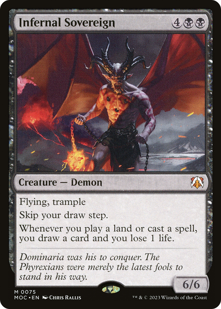 Infernal Sovereign (075) - March of the Machine Commander