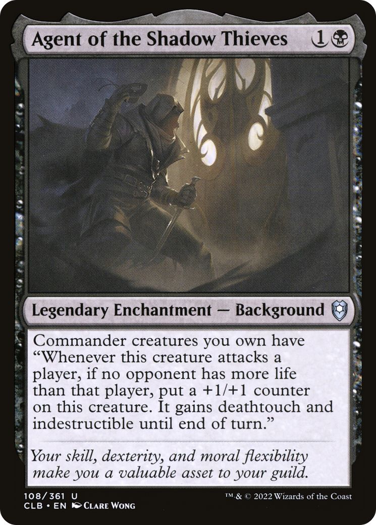 Agent of the Shadow Thieves (108) Foil - Commander Legends: Battle for Baldur's Gate