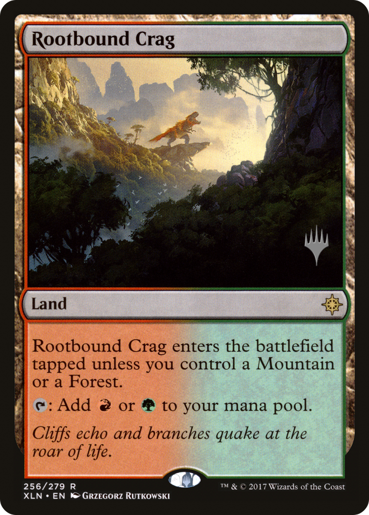 Rootbound Crag (256) - Ixalan Promos