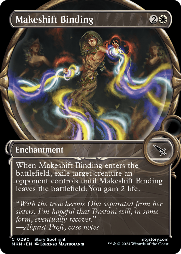 Makeshift Binding (Showcase) (290) Foil - Murders at Karlov Manor