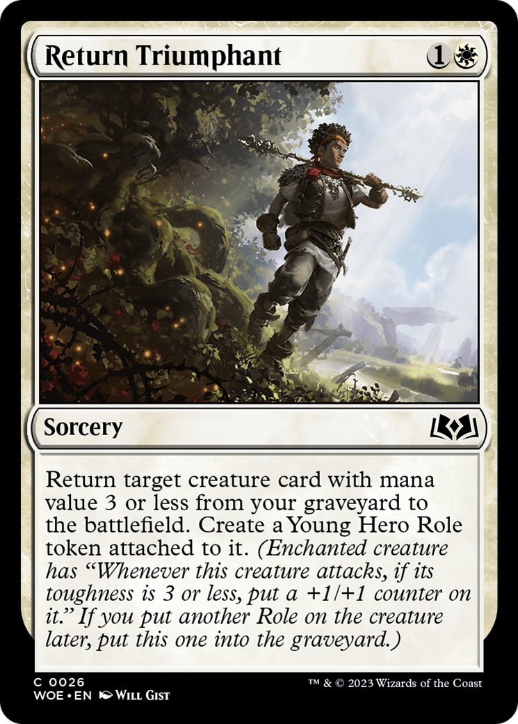 Return Triumphant (026) Foil - Wilds of Eldraine