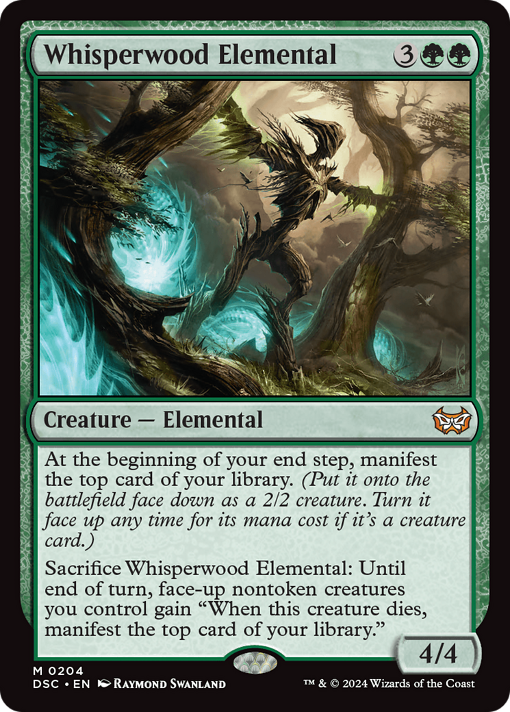 Whisperwood Elemental (204) - Duskmourn: House of Horror Commander