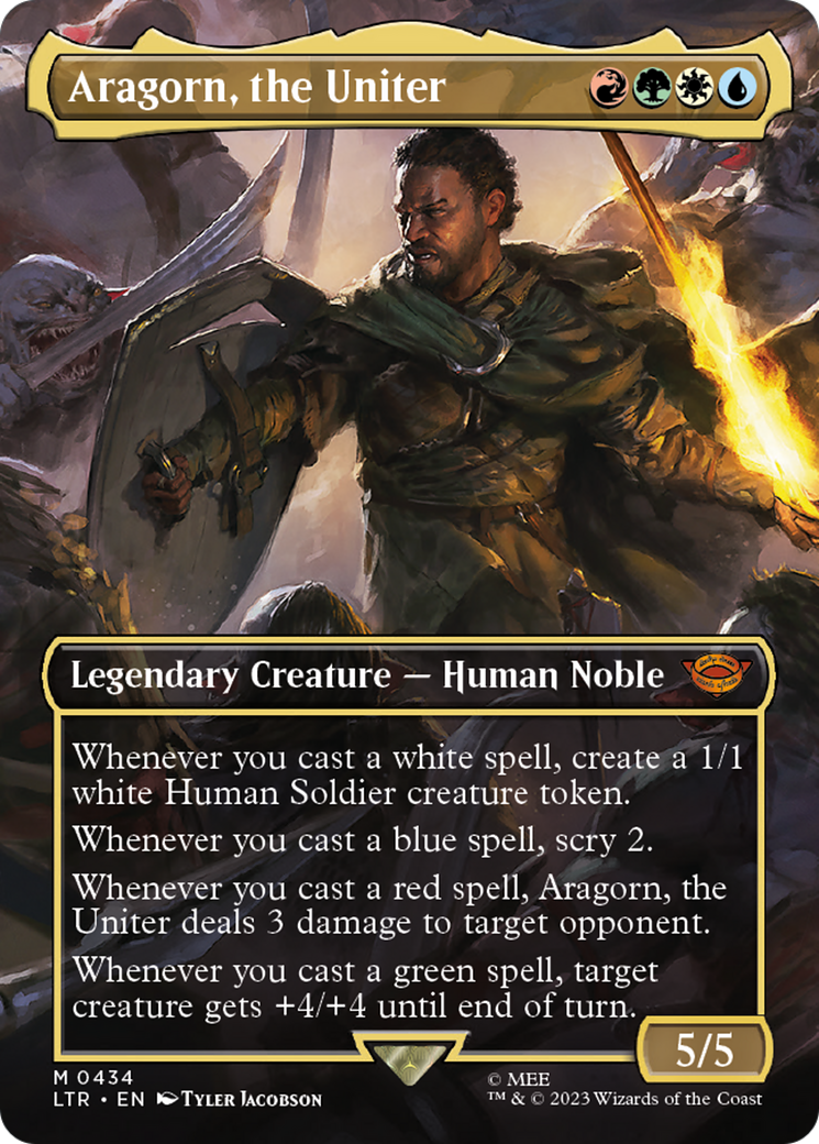 Aragorn, the Uniter (434) Foil - The Lord of the Rings: Tales of Middle-earth