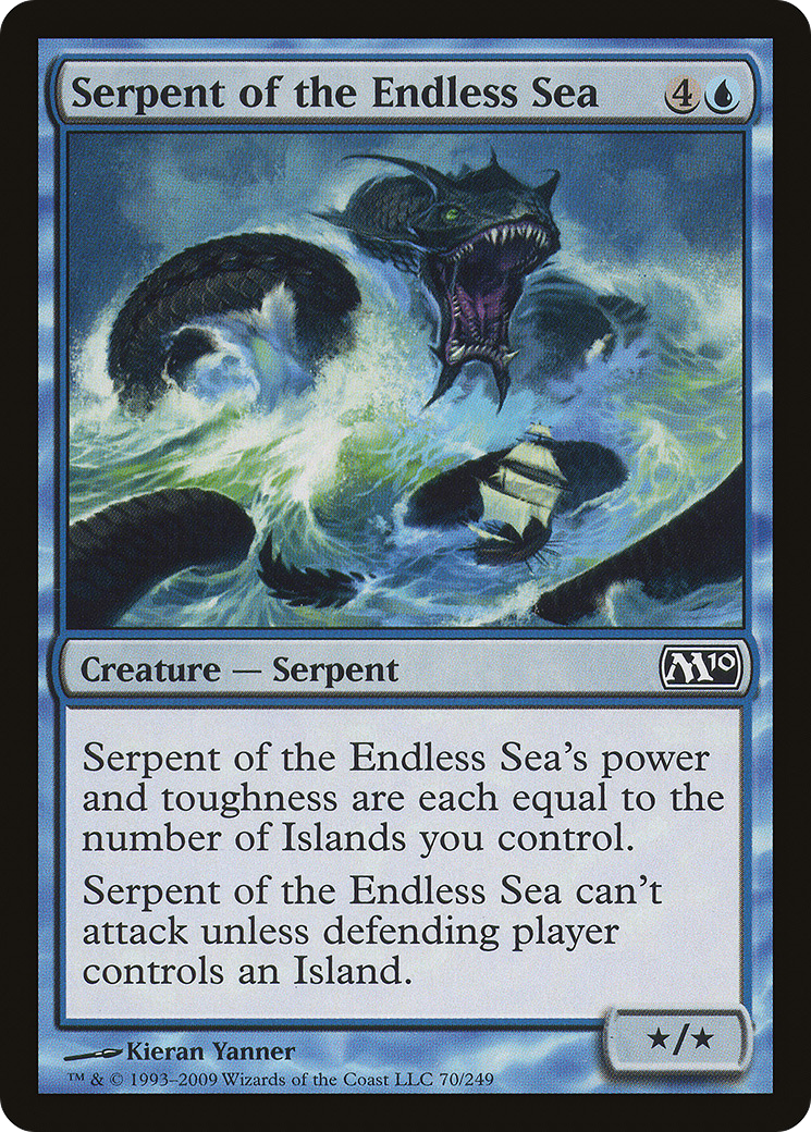 Serpent of the Endless Sea (070) Foil - Magic 2010
