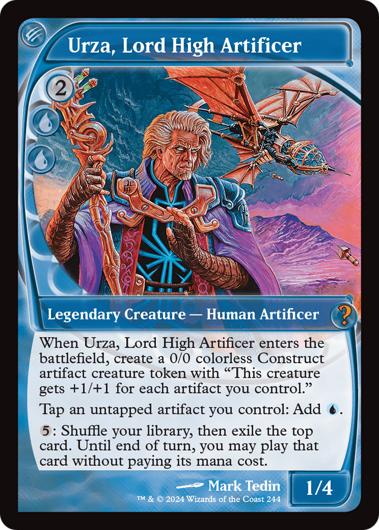 Urza, Lord High Artificer (Future Sight) (244) Foil - Mystery Booster 2