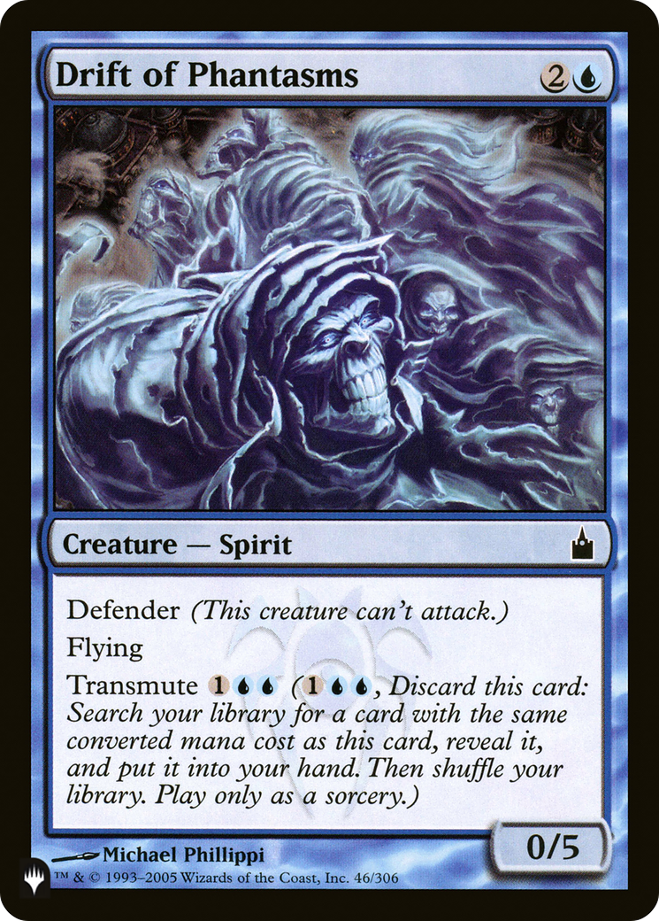 Drift of Phantasms (RAV-46) - The List