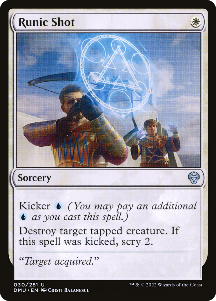 Runic Shot (030) - Dominaria United