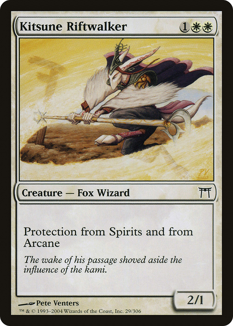 Kitsune Riftwalker (029) - Champions of Kamigawa