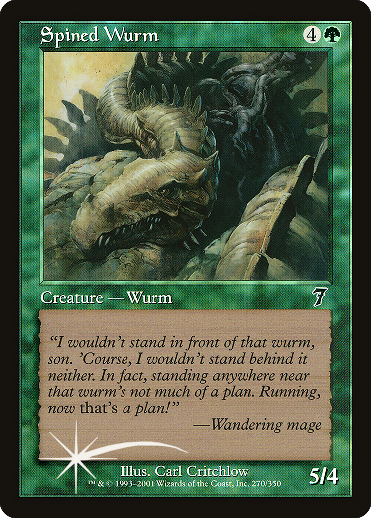 Spined Wurm (270) - Seventh Edition