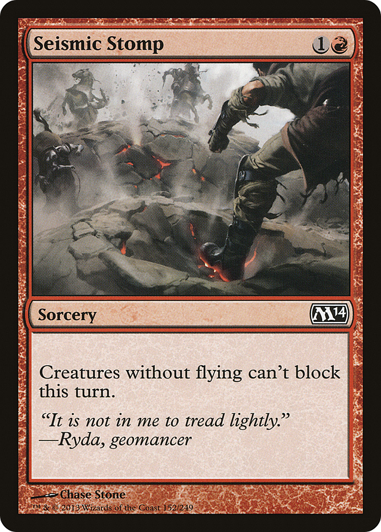 Seismic Stomp (152) Foil - Magic 2014