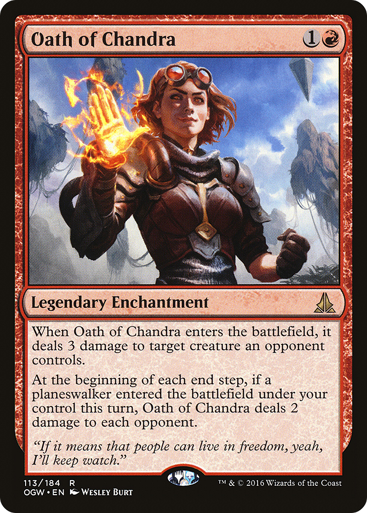 Oath of Chandra (113) - Oath of the Gatewatch