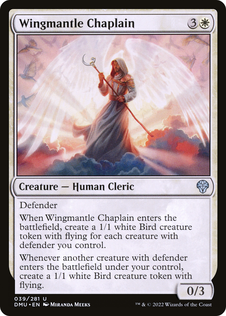 Wingmantle Chaplain (039) Foil - Dominaria United