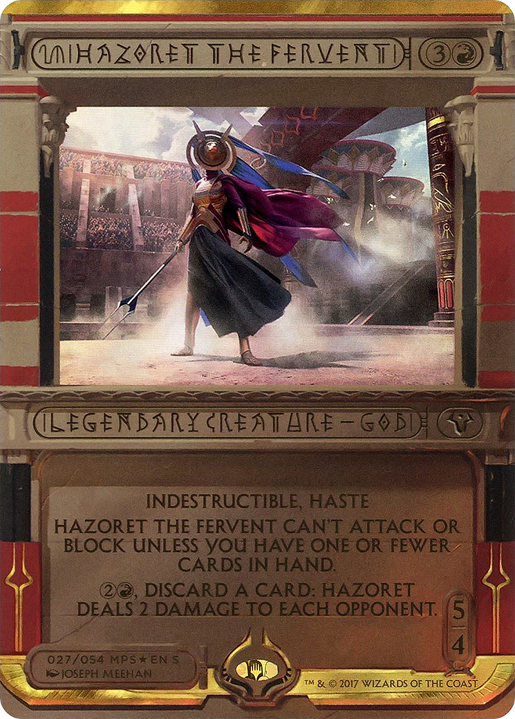 Hazoret the Fervent (027) Foil - Amonkhet Invocations
