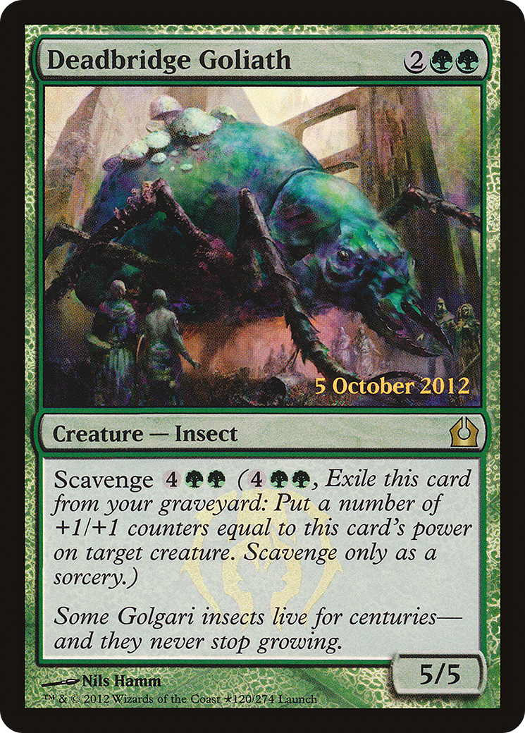 Deadbridge Goliath (120★) Foil - Return to Ravnica Promos