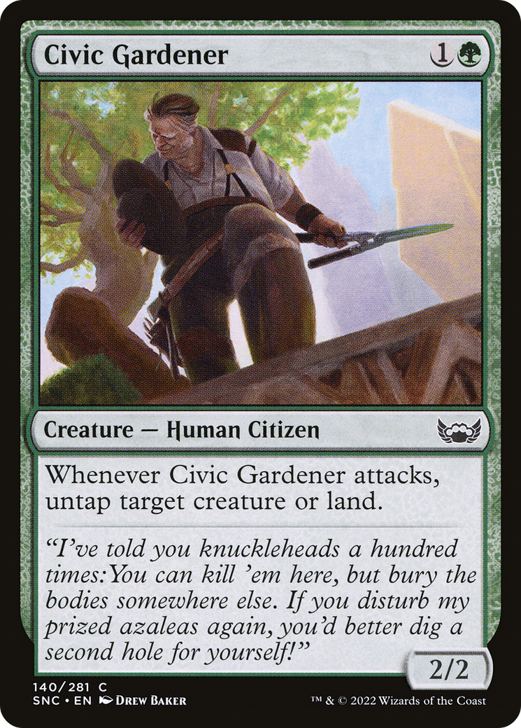 Civic Gardener (140) Foil - Streets of New Capenna