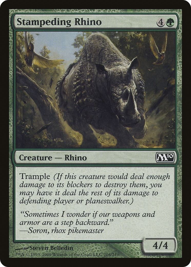 Stampeding Rhino (204) - Magic 2010