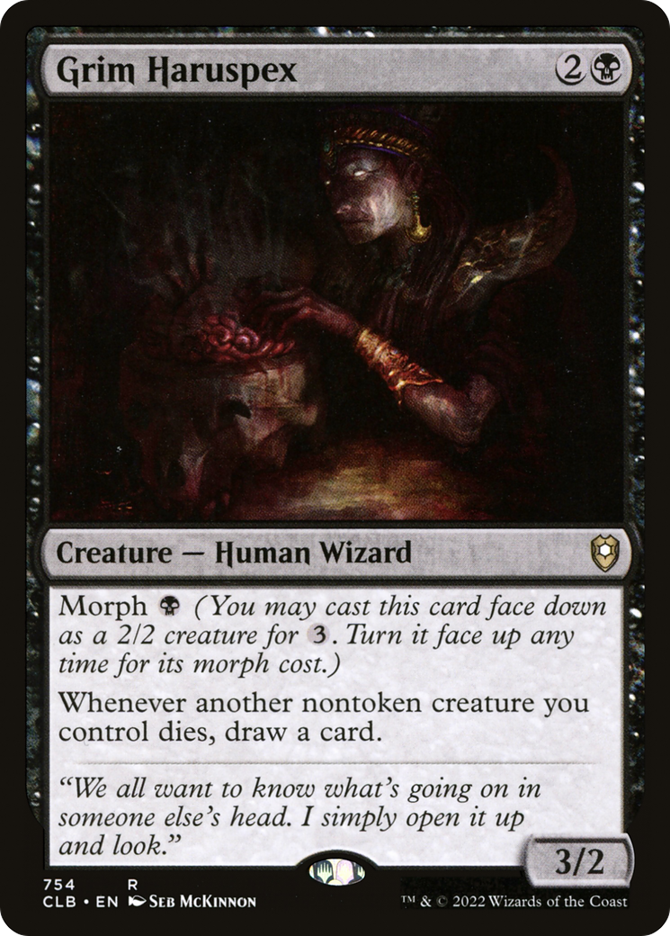 Grim Haruspex (754) - Commander Legends: Battle for Baldur's Gate