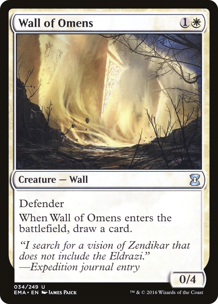 Wall of Omens (034) Foil - Eternal Masters