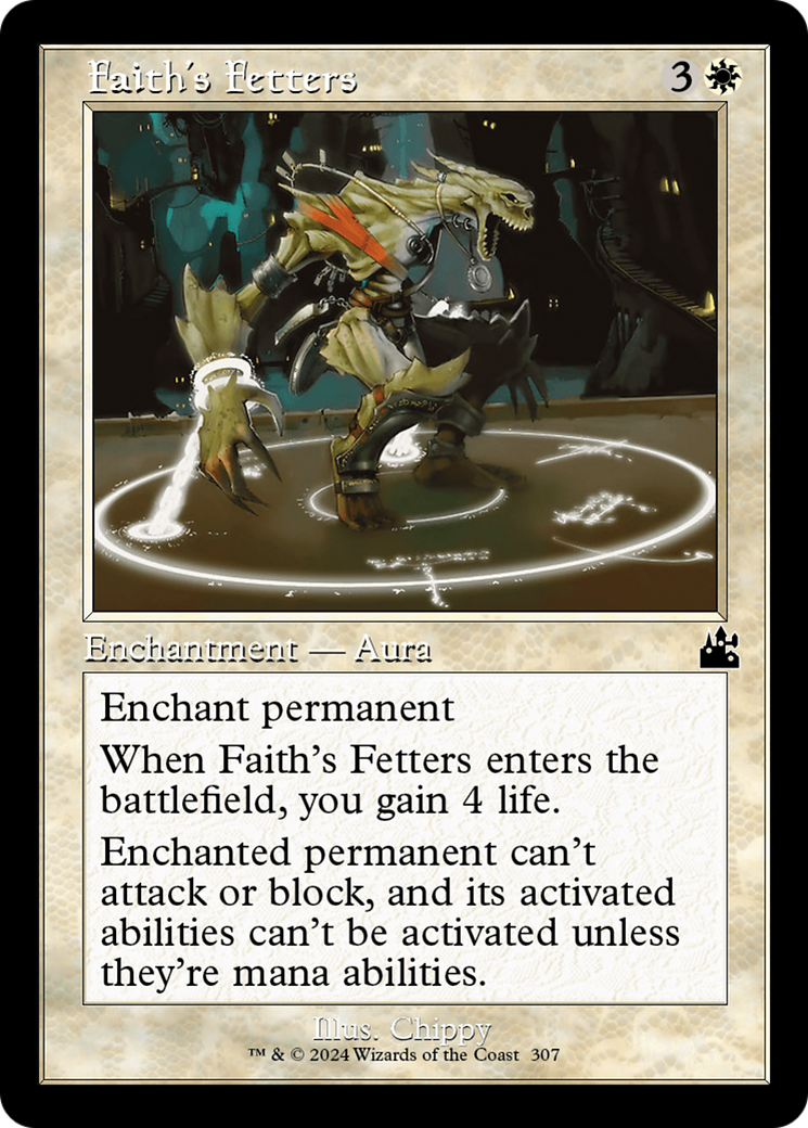 Faith's Fetters (Retro) (307) - Ravnica Remastered