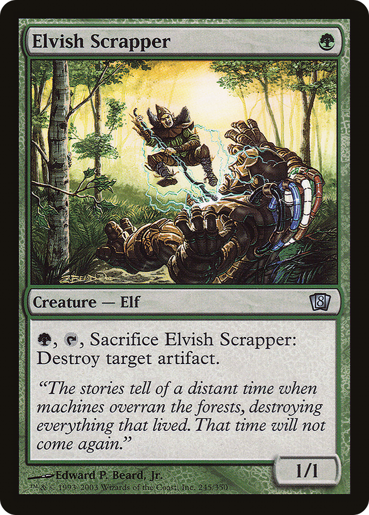 Elvish Scrapper (245) Foil - Eighth Edition