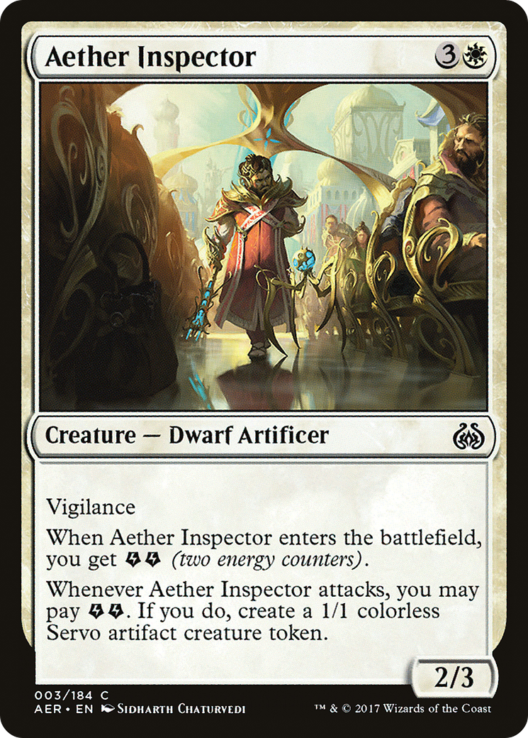 Aether Inspector (003) Foil - Aether Revolt