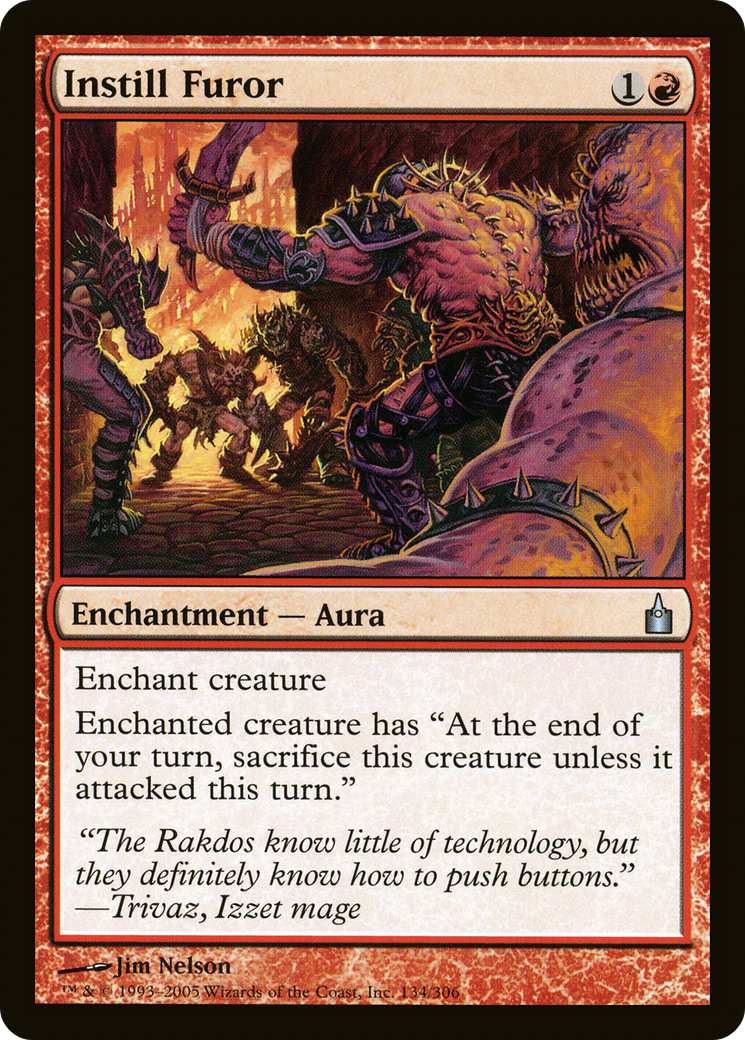 Instill Furor (134) - Ravnica: City of Guilds