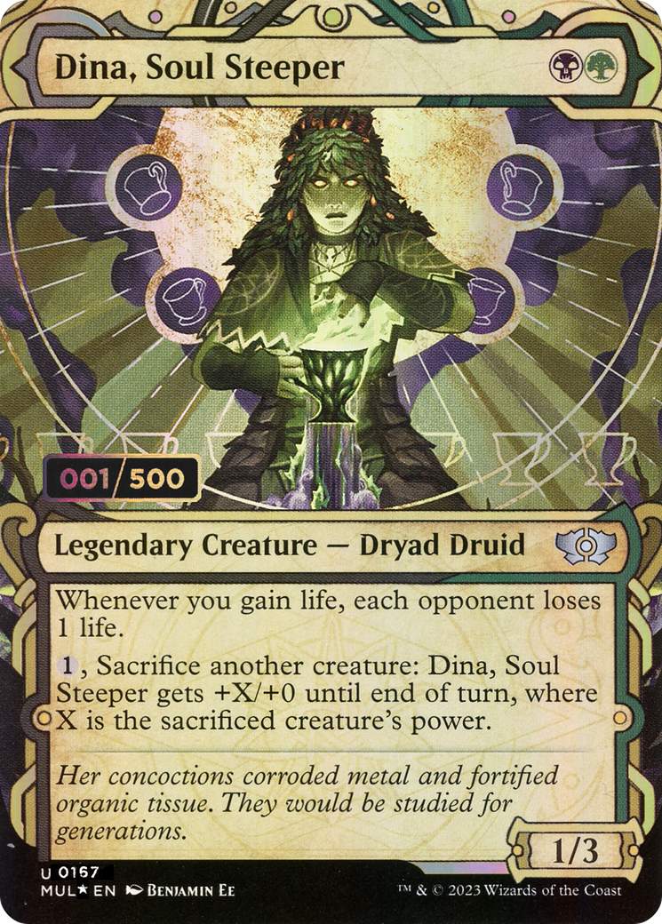 Dina, Soul Steeper (Showcase) (167z) Foil - Multiverse Legends