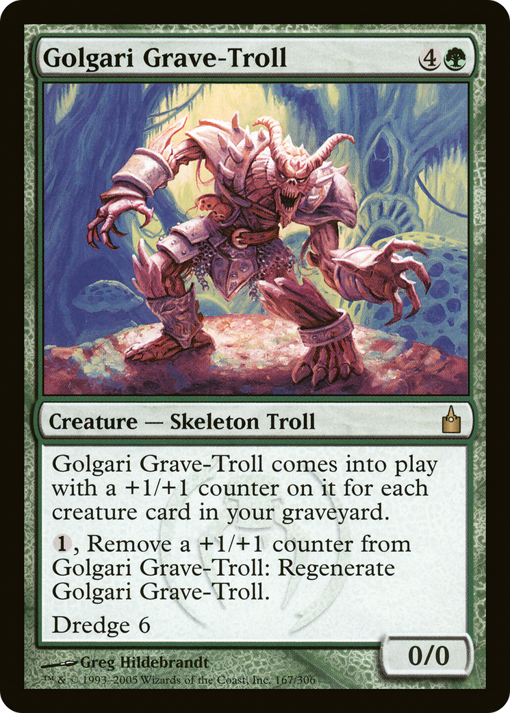Golgari Grave-Troll (167) - Ravnica: City of Guilds