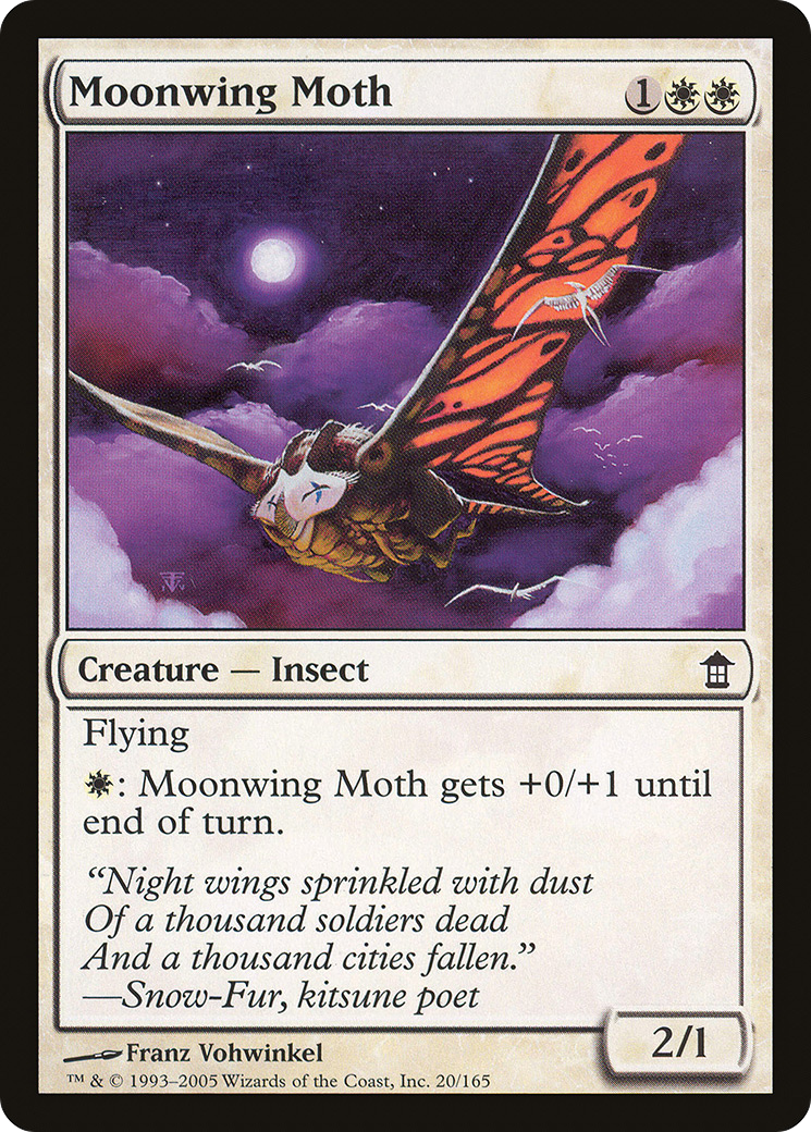 Moonwing Moth (020) - Saviors of Kamigawa