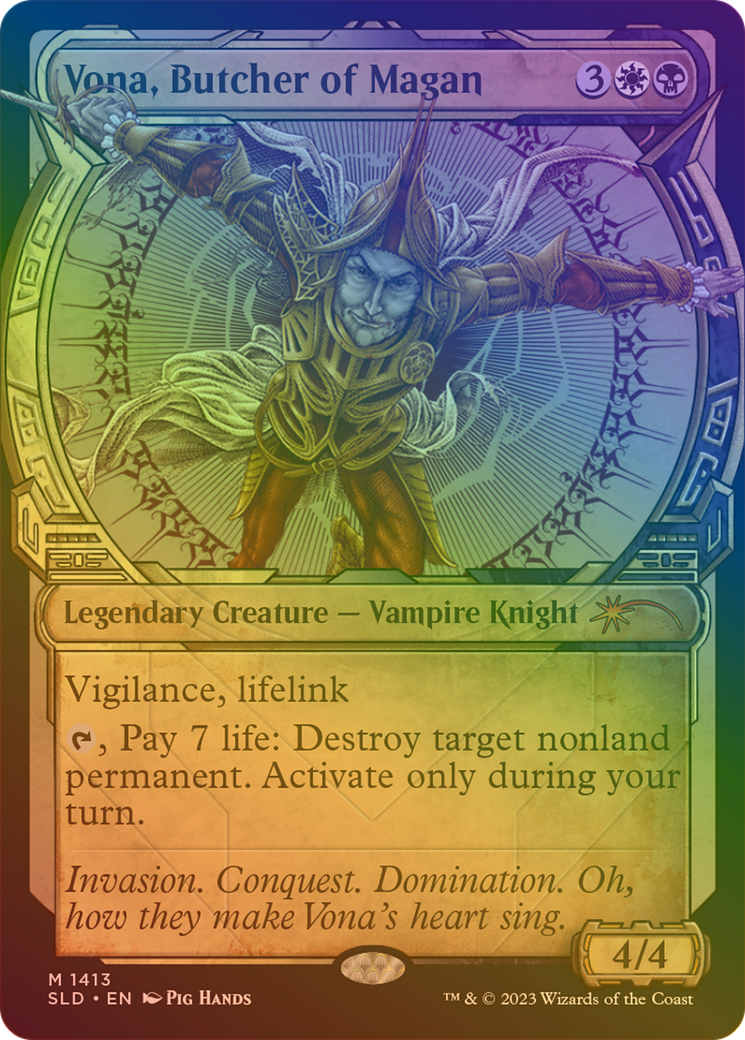 Vona, Butcher of Magan (Showcase) (1413) Foil - Secret Lair Drop