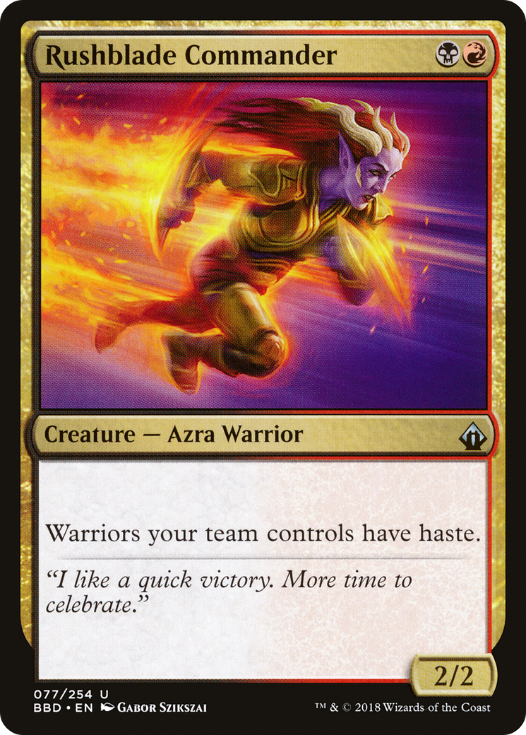 Rushblade Commander (077) - Battlebond