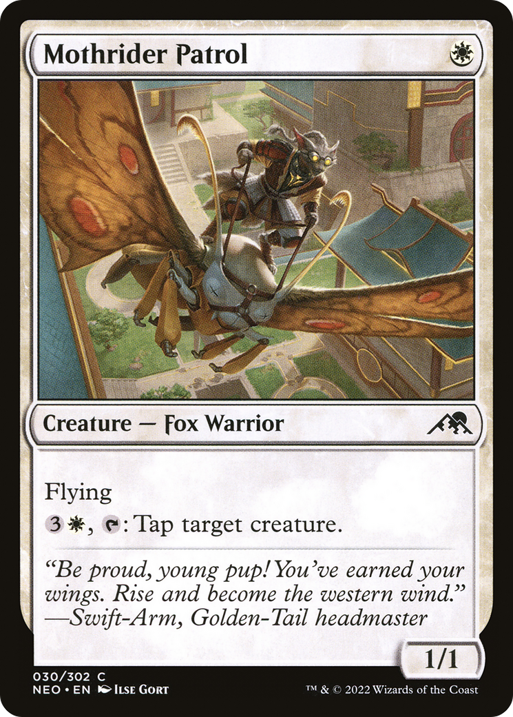 Mothrider Patrol (030) Foil - Kamigawa: Neon Dynasty
