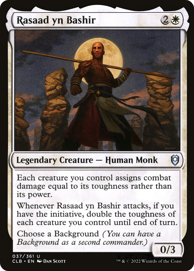 Rasaad yn Bashir (037) - Commander Legends: Battle for Baldur's Gate