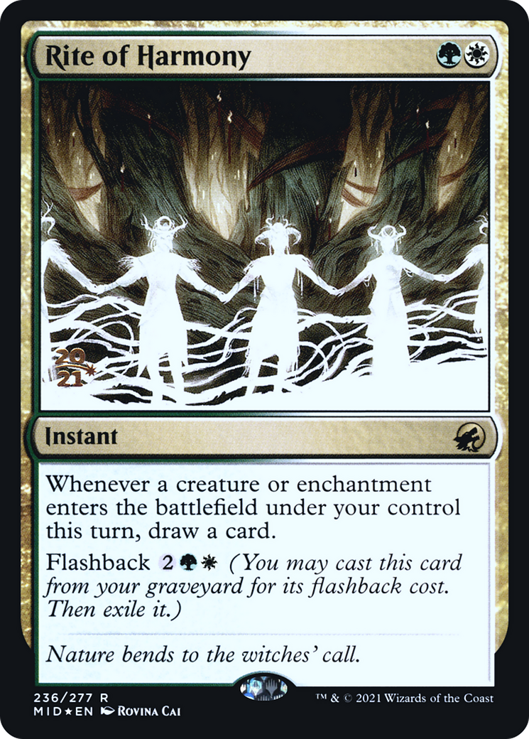 Rite of Harmony (236) Foil - Innistrad: Midnight Hunt Promos