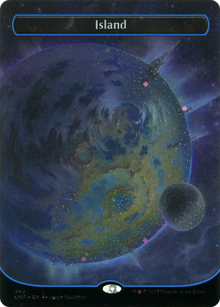Island (492) Foil - Unfinity